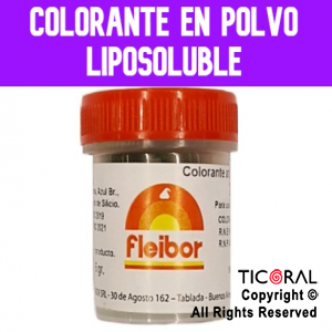 COLORANTE FLEIBOR POLVO LIPOSOLUBLE VIOLETA 5GR x 1